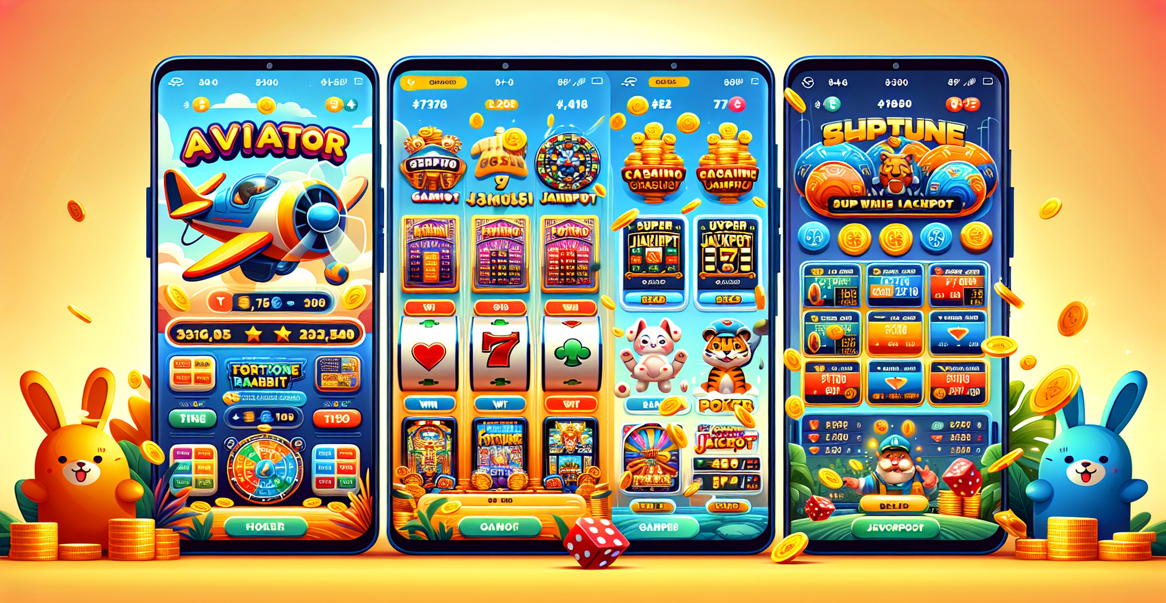 Fortune Rabbit Slots by Feg - Adventure Awaits